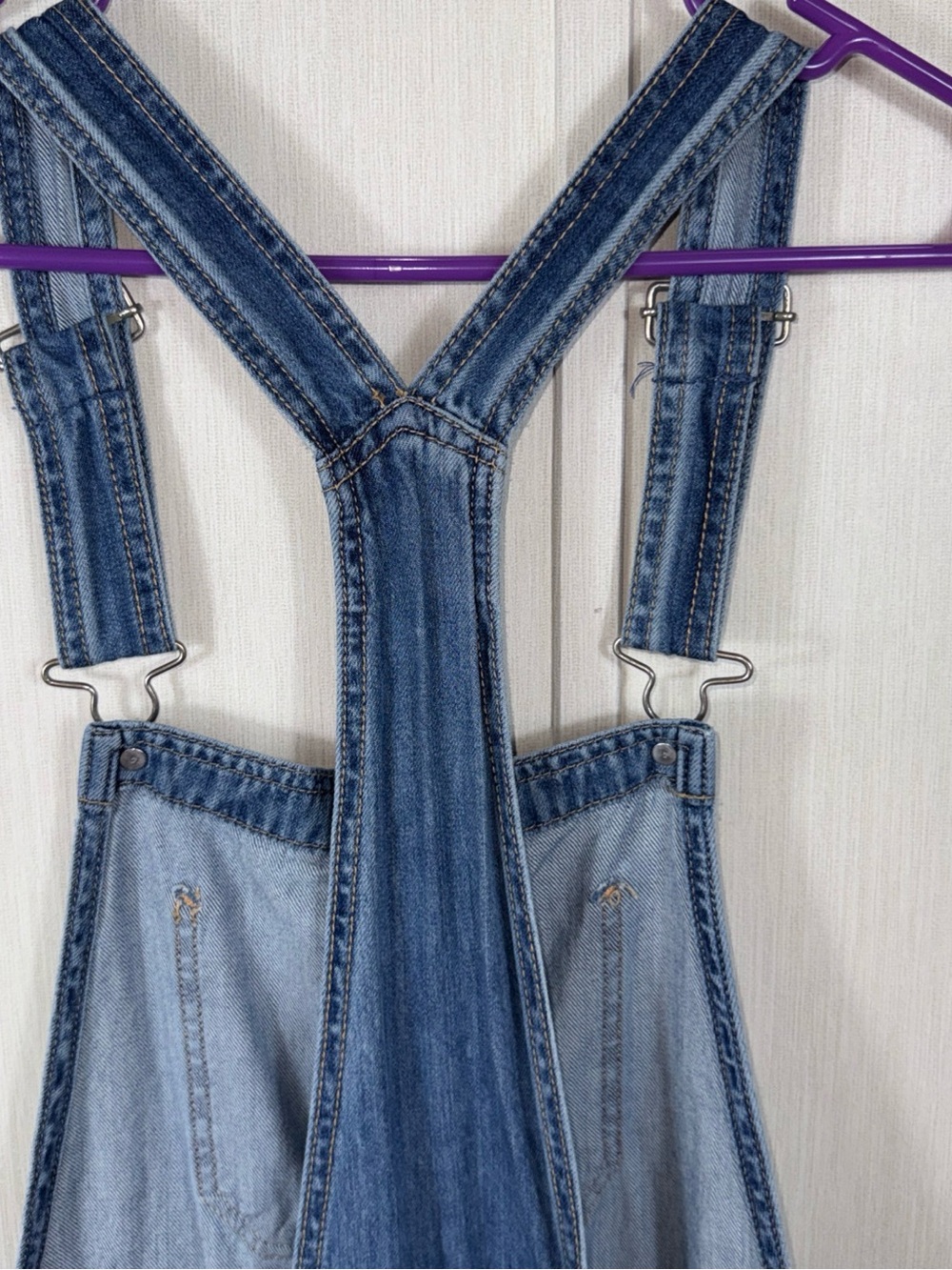 Hollister Light Blue High-Rise Vintage Overall - Picture 8 of 9